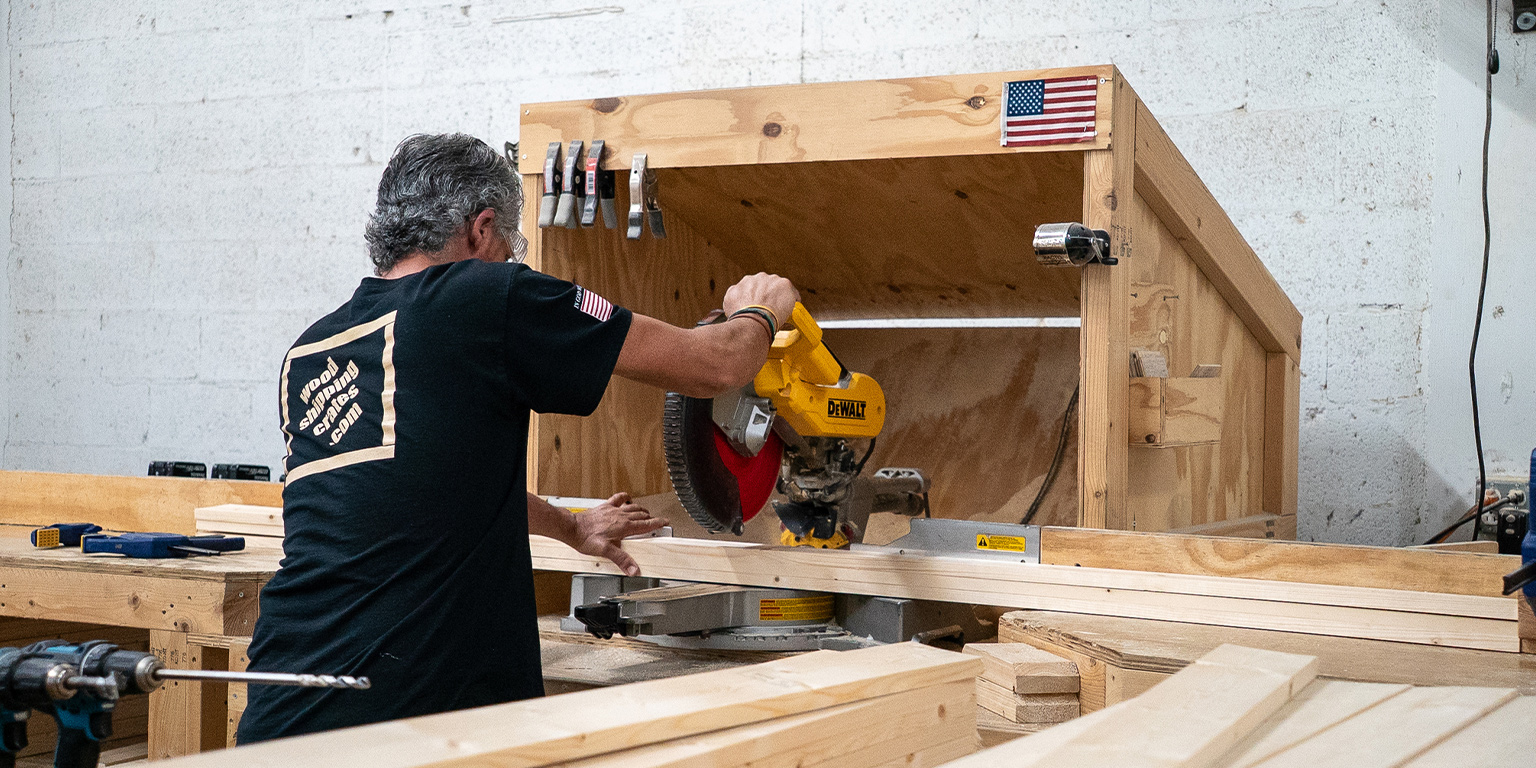 wooden crate